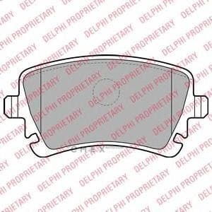 OEM REAR B.PAD AUDI A6/A4/A8 LP1920