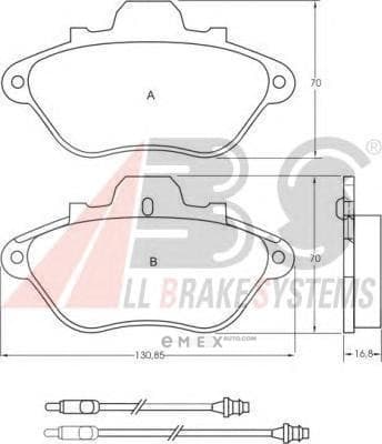 OEM Brake Pads/ABS 36670