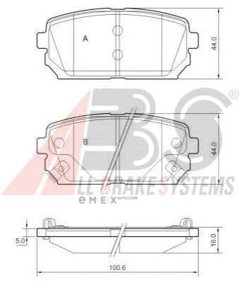 OEM Brake Pads/ABS 37621