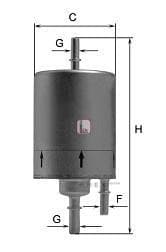 OEM FILTER ASSY, FUEL PUMP S1830B