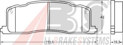 OEM Brake Pads/ABS 36734