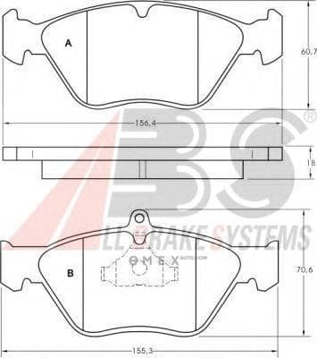 OEM PAD KIT, DISC BRAKE 36805