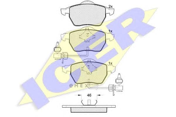 OEM A4 A6 PA 99-03 AUDI 181331