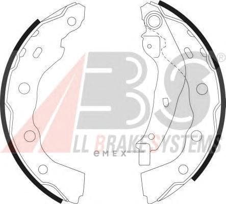 OEM SHOE KIT, DRUM BRAKE 9063