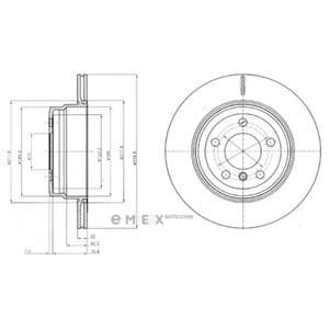 OEM BRAKE DISC (DOUBLE PACK) BG4168