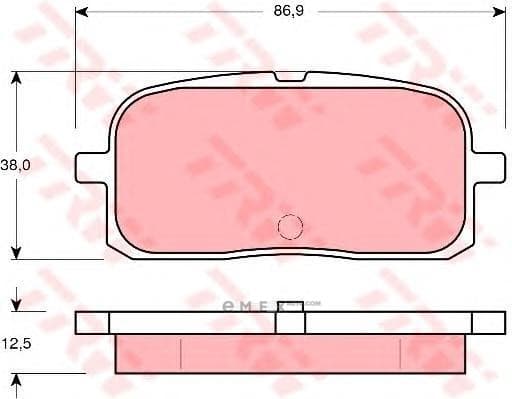 OEM PAD KIT, DISC BRAKE GDB3225