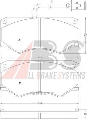 OEM Brake Pads/ABS 36842