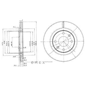 OEM BRAKE DISC (DOUBLE PACK) BG2387