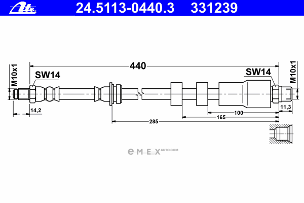 OEM 24511304403