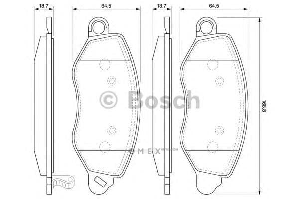 OEM BREMSBELAG 0986424657