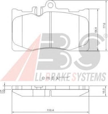 OEM Brake Pads/ABS 37261