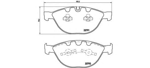 OEM PAD KIT, DISC BRAKE P06047