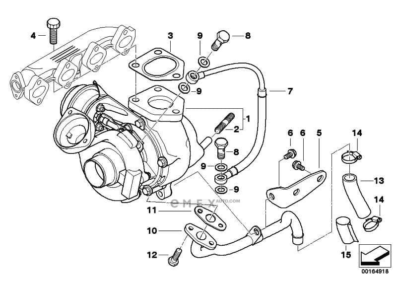 OEM RP Exhaust turbocharger 11652248901