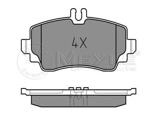 OEM DISC BRAKE PAD SET 0252307016