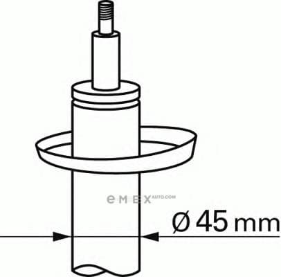 OEM SHOCK ABSORBER E30 FRT 100457