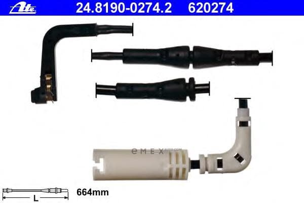 OEM SENSOR ASSY, BRAKE PAD WEAR 24819002742