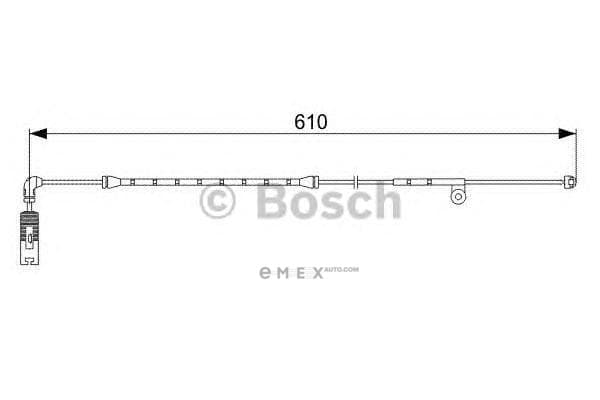 OEM SENSOR ASSY, BRAKE PAD WEAR 1987473047