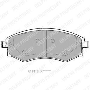 OEM BRAKE PAD AXLE SET LP1928