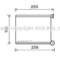 OEM RADIATOR ASSY, HEATER CN6281