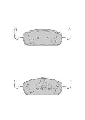 OEM PAD KIT, DISC BRAKE FDB4615