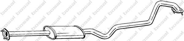 OEM EXHAUST PIPE, MUFFLER 288099