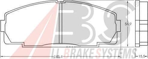 OEM Brake Pads/ABS 36702