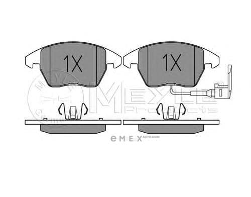 OEM PAD KIT, DISC BRAKE 0252358720PD