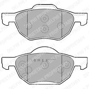 OEM BRAKE PAD AXLE SET LP1862