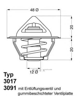 OEM THERMOSTAT ASSY 309192D