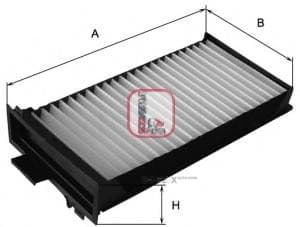 OEM FILTER ASSY, CABIN AIR S3104C