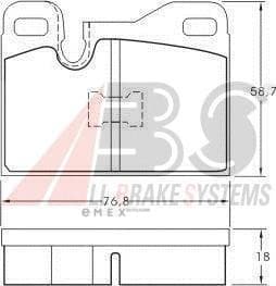 OEM Brake Pads/ABS 36398