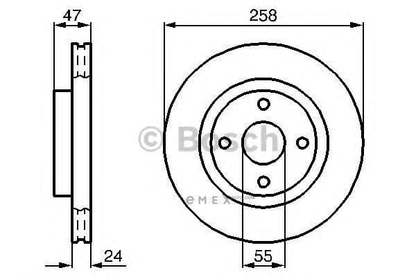 OEM BREMSSCHEIBE 0986478989