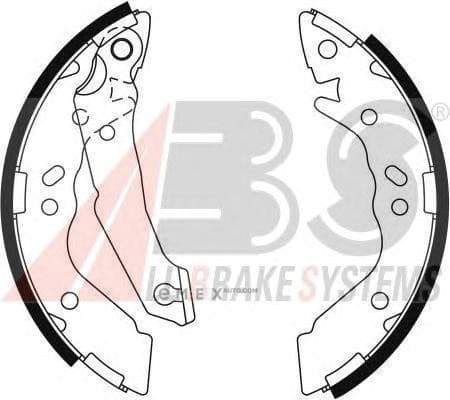 OEM SHOE KIT, DRUM BRAKE 9122