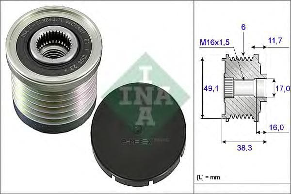 OEM TENSIONER ASSY, PULLEY 535003010