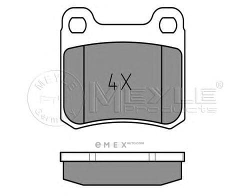 OEM DISC BRAKE PAD SET 0252068713