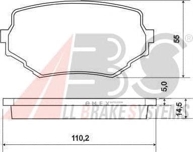 OEM PAD KIT, DISC BRAKE 36965