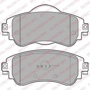 OEM BRAKE PAD AXLE SET LP2228