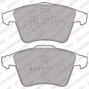 OEM BRAKE PAD AXLE SET LP2224