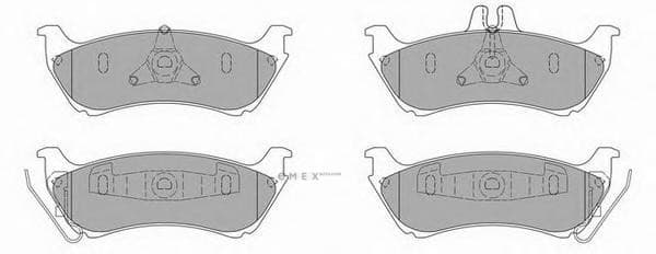 OEM BRAKE PAD RR W163/270/320/430 7461