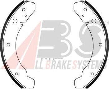 OEM Brake Shoes/ABS 8720