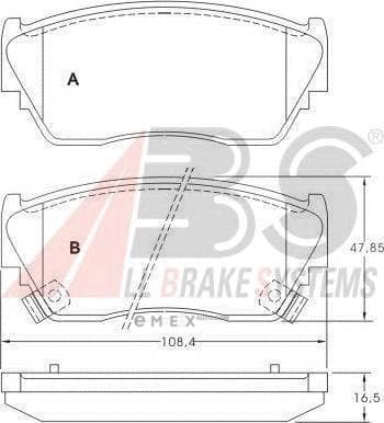 OEM 100NX/SUNNY(V)91- 36728