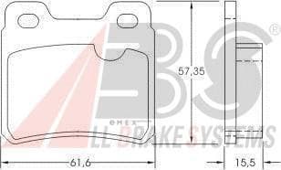 OEM PAD KIT, DISC BRAKE 36694