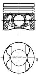 OEM PISTON ASSY 40776610