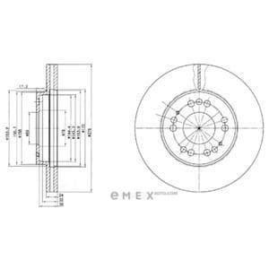 OEM BRAKE DISC (DOUBLE PACK) BG2765