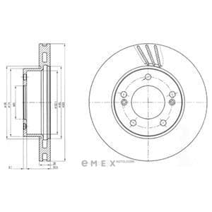 OEM BRAKE DISC (DOUBLE PACK) BG4207