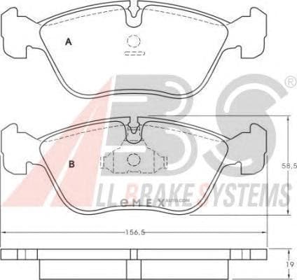 OEM PAD KIT, DISC BRAKE 36783