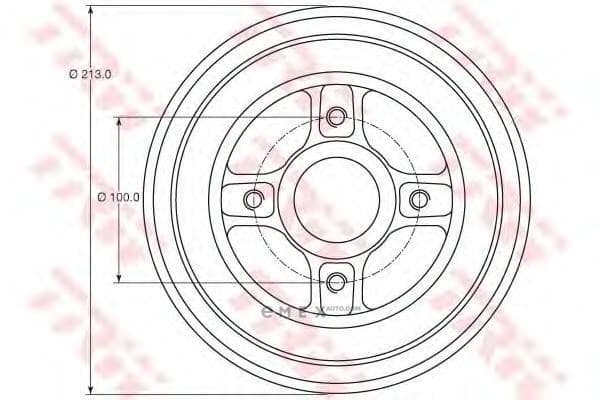 OEM BRAKE ROTOR DB4363MR