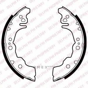 OEM BRAKE SHOE AXLE SET LS2023