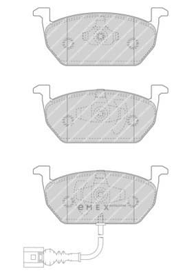 OEM PAD KIT, DISC BRAKE FDB4454