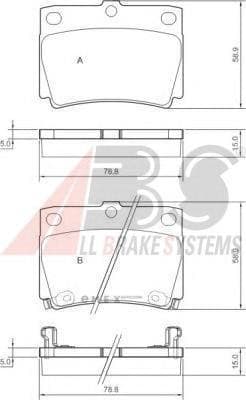 OEM PAD KIT, DISC BRAKE 37284